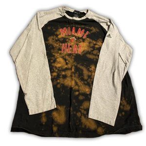 Vintage Acid Wash Miami Heat long sleeve t-shirt, Adult Mens XL, NBA Basketball